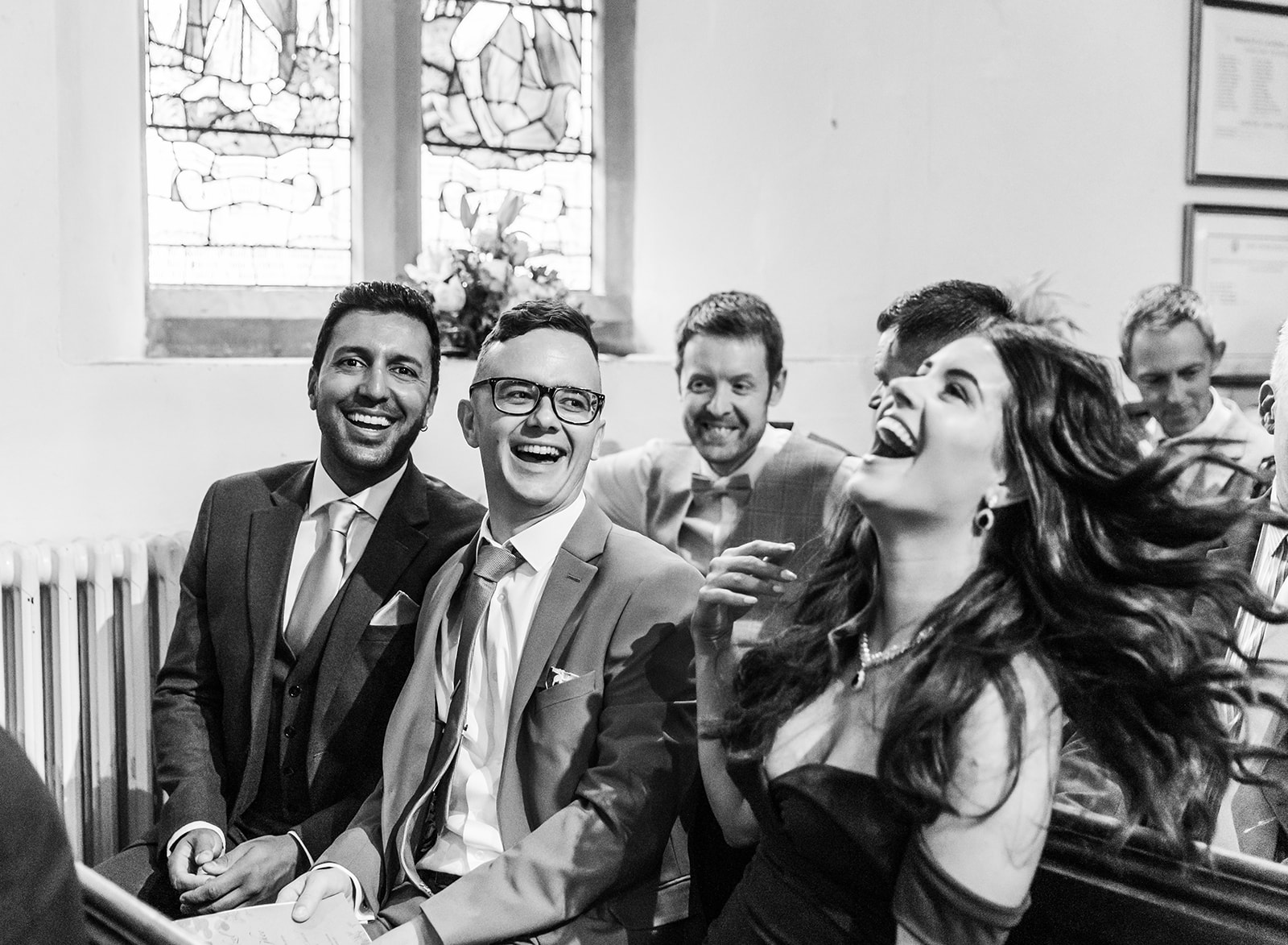 Documentary wedding photo of couple on Painswick Beacon to show editorial documentary photography style.