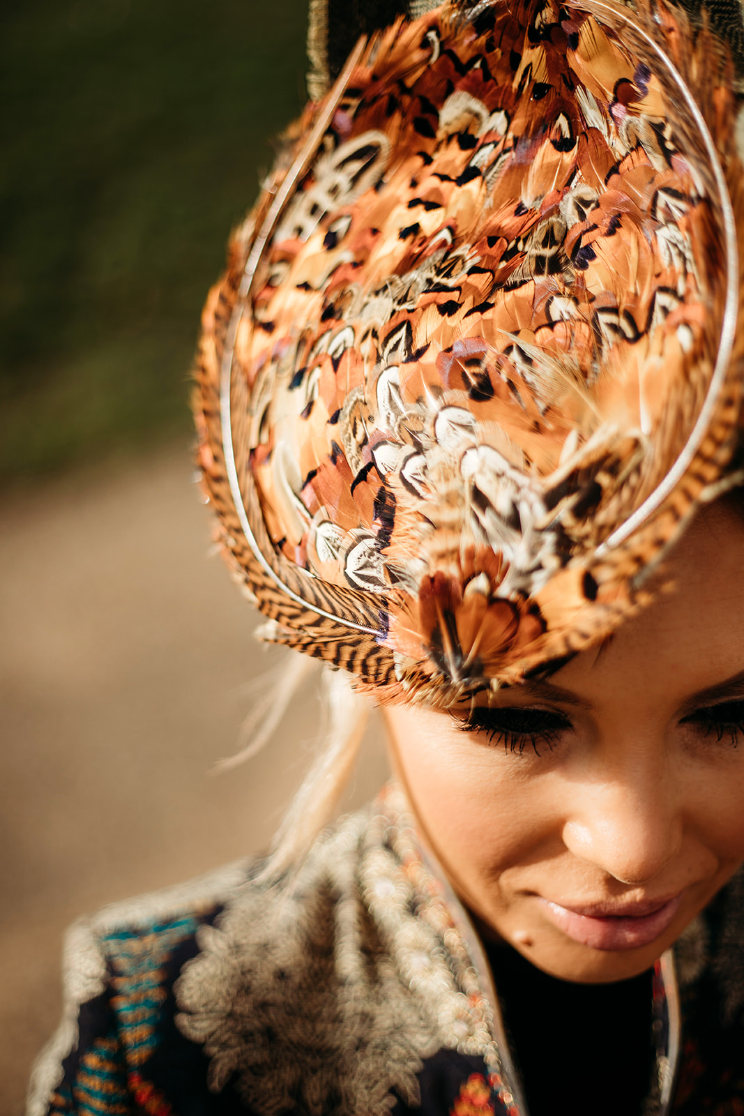 Brand photography for lisa von hallwyl millinery in cheltenham
