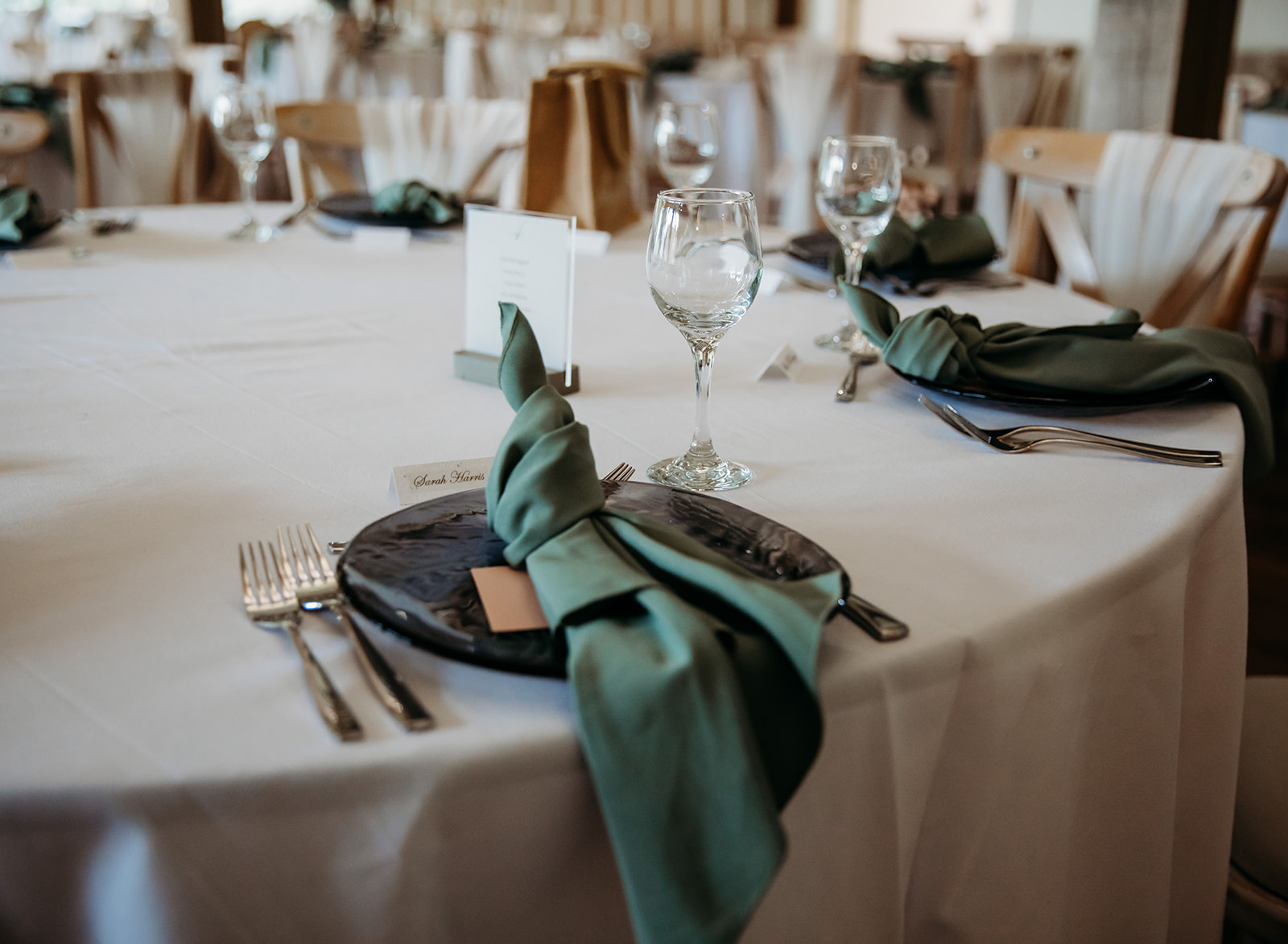 Bredenbury court barns wedding styling table setting